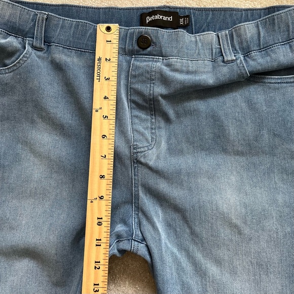 BETABRAND DENIM WORK YOGA PANTS SIZE XXL CASUAL CHIC COMFY STYLISH PULL ON - Picture 6 of 8